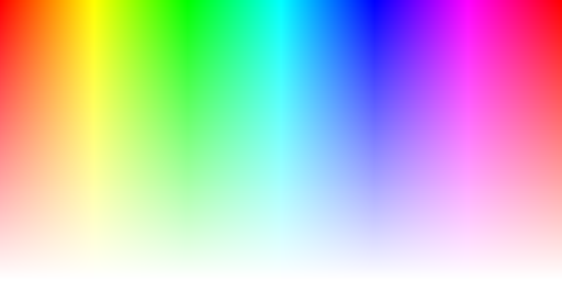 Color hues with alpha gradient