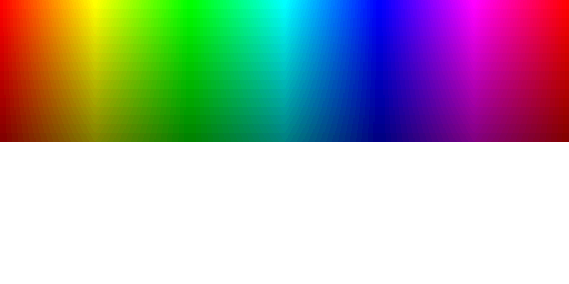 Color hues with ARGB1555 pixel format, black background and default alpha threshold
