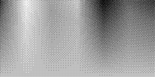 Color hues with black and white palette, silver background, using Bayer 8x8 ordered dithering