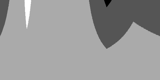 Color hues with 2 BPP grayscale palette and silver background using nearest color lookup