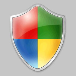 Shield icon with RGB555 pixel format and silver background