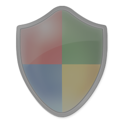 Shield icon with adjusted contrast in the sRGB color space
