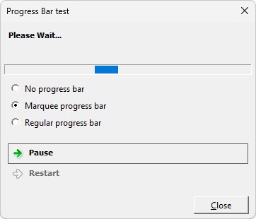 TaskDialog with compatible rendering with no visual styles on Windows 11 in the KGySoft.WinForms.Example application